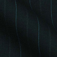 180s Italian Wool Blend Fabric From Gold Collection in Two Tone Soft Pinstripes