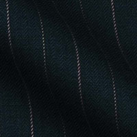 Super 150s Wool by McKenzie Bros England - in 1/2 inch contrast chalk stripe