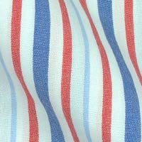Elegant Multi Colour Stripe on White