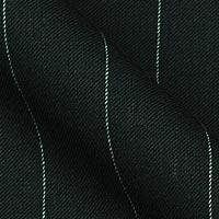 120s super wool and cashmere fabric in one inch pinstripes