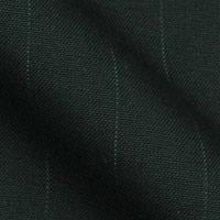 Super 130s Wrinkle Resistant Easy Care Worsted Italian Wool in Soft One Inch Wide Stripe