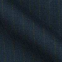 Super Fine 140 s Italian Wool & Cashmere From The Grand-Heritage by Luigi Vittorio In Classical Bankers Stripe