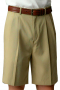 Mens Casual Pleated Shorts