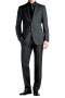 Mens Slim Cut Gabardine Suit