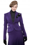 Handmade Purple Skirt Suits For Women