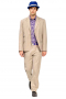 A premium product. This English wool and cashmere blend suit is made up of a comfortable single breasted three button suit jacket with a tapered waist paired with tailored high waisted flat front suit pants.