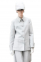 Stunning formal jackets with five fabric covered front buttons. These classy white blazers can be worn with custom-made casual suit pants for evening parties. They have shirt collars and two lower pockets with amazing patch work on them.