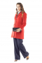 Womens Made To Measure Red Overcoats