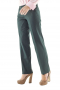 Womens Hand Tailored Dark Green Formal Pants