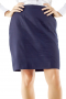 Womens Bespoke Navy Blue Skirt Suits