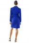 Womens Bespoke Royal Blue Formal Skirt Suits