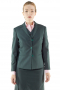 Womens Bespoke Dark Green Pant Suits With Vests