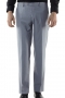 Bespoke Flat Front Grey Mens Trousers