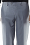 Bespoke Flat Front Grey Mens Trousers