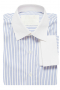 Mens Bespoke White Collar Dress Shirt
