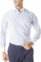 Mens Bespoke White Collar Dress Shirt