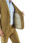 Step out corporately in this custom tailored mens camel jacket handmade by our expert tailors in a slim fit two button tailored style. This bespoke suit jacket comes with made to order rolled lapel and tailor made standard hand moulded shoulders.
