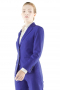 Royal Blue Handmade Blazers For Women