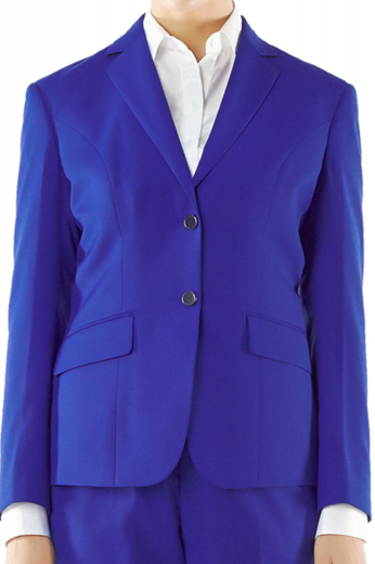 Fashionable tailor made royal blue blazers putting in line exquisite hand molded shoulders and four contrast buttons on sleeves cuffs. They close with three tailored front buttons and exhibit two custom made flapped lower pockets. Made with wool and or cashmere, these handmade formal party wear jackets should be donned with matching custom pants and suit skirts.


