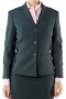 Ultra-modern bespoke dark green blazers with impressive handmade double piped lower pockets for weddings, formal parties and meetings and graduation ceremonies. Highlight three matching made to measure front buttons and hand molded shoulders, these tailor made blazers can be customized with wrinkle proof fabrics.
