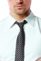 Mens Tailored Slim Cut No Pocket Dress Shirt