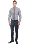 Mens Tailored Youthful Trendy Dress Shirt