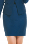 Tailor Made Navy Blue Skirt Suits For Women