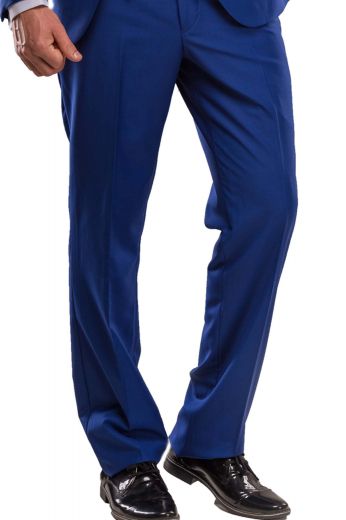 15747_PantsCut : Slim fitWaistband : Standard two point button and hook closurePleat Style : Flat frontFront pocket : Slash Pockets