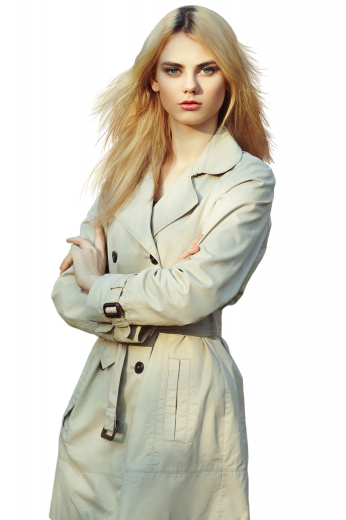 With buttoned epaulettes on sleeves cuffs, these light cream tailor made coats are stunning formals that look mesmerizing with custom pants and slim skirts. They display six black front buttons, two to close and two on seam lower pockets. These warm winter coats can be made with easy use fabrics.