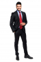 Mens Tailor Made Slim Fit Black Dress Slacks