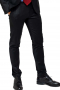 Mens Tailor Made Slim Fit Black Dress Slacks