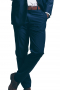 Mens Custom Made Slim Fit Cadet Blue 2pc Suit