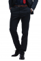 These stunning mens handmade navy blue dress pants in 120s wool are scintillating office wears that can be worn to work daily. These mens custom made slim fit navy blue dress slacks have extended belt loops, a flat front, 2 front slash pockets, a 2 point button and hook closure, and a zipper fly. With exquisitely hand sewn cuff hems and 2 back pockets, these mens made to order navy blue dress pants can be purchased at super affordable rates at My Custom Tailor.