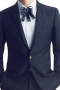 This stellar mens handmade midnight blue alpaca wool jacket is a custom made piece of elegance for board meetings, interviews, and formal gatherings. This mens bespoke slim fit midnight blue jacket has 2 1/2 inch wide notch lapels, 1 upper welt pocket, and 2 lower welt pockets. With a stunning representation of hand moulded shoulders and a center vent, this mens made to order alpaca wool blazer with a center vent can be purchased at My Custom Tailor for a stunning corporate look.