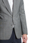 Mens Handmade Slim Fit Grey Formal Blazer