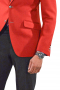 Mens Custom Made Slim Fit Red Blazer