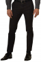 These mens handmade black formal dress pants in merino wool are ideal fits for meetings and interviews. With extended belt loops and a 2 point button and hook closure, these mens bespoke black slacks also feature a zipper fly, 2 front slash pockets, and 2 back pockets. You can buy these iconic mens tailor made wool formal pants at My Custom Tailor for a dapper look that you can flaunt to work daily.