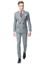 Mens Tailor Made Slim Fit Double Breasted Plaid Suit