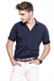 Classic Mens Tailored Short Sleeves Shirt