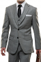 Mens Bespoke Grey Three Piece Suit