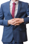 Mens Handmade Slim Fit Royal Blue Wool Blazer