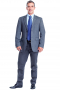This sophisticated mens bespoke wool blazer available in the exciting and rare shade of dark greyish blue is for men who like simplicity as well as style. It features a stunning single breasted style that's augmented further with 2 front closure buttons and 2 1/2-inch-wide notch lapels. This made to order mens blazer is ideal for board meetings and other corporate events. Order online at My Custom Tailor where weavers deftly hand stitch it to flaunt 2 lower pockets with flaps and 1 upper welt pocket.