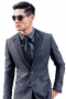 Mens Slim Fit Grey Tuxedo Jacket