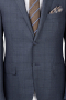 Flaunt a classic voguish look with this ultra soft handmade charcoal grey checkered blazer for men. It is made with cashmere wool of the highest quality. This made to measure formal wear is a perfect corporate companion for men who love to attend interviews and board meeting in style. Smidgen with hand sewed notch lapels and two front closure buttons, this bespoke slim fit single breasted pocket puts to display a classic upper welt pocket and two lower pockets with flaps.