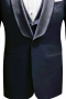 Custom Slim Fit Classic Sleek Black Tux Blazer