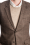 This elegant handmade copper brown plaid jacket for men is made with high-quality Mohair wool. Dramatically designed by skilled weavers at My Custom Tailor, this slim fit jacket stuns with two lower pockets with flaps and one upper welt pocket. This made to order jacket is an amalgamation between style and sophistication. It dons a classy look with notch lapels and two buttons for front closure to its credit. It is a must have single breasted jacket that can accompany you through all formal events. 