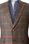 Online Custom Made Mens Brown Plaid Blazer