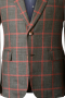 Online Custom Made Mens Brown Plaid Blazer