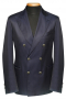 Mens Black Custom Tailored Sleek Modern Blazer