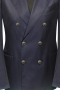 Mens Black Custom Tailored Sleek Modern Blazer